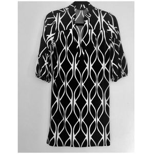 Black and white banana republic dress
